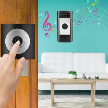 Intercom Doorbell Low Power Consumption Wireless 2-Way Voice Intercom Doorbell Home Security System
Intercom Doorbell Low Power Consumption Wireless 2-Way Voice Intercom Doorbell Home Security System