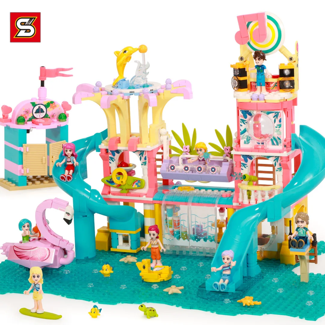 Kids Toys Friends Building Blocks Water Park Bricks Educational Toys For Girls 971Pcs Model Kit 10 Action Figures Gifts
Kids Toys Friends Building Blocks Water Park Bricks Educational Toys For Girls 971Pcs Model Kit 10 Action Figures Gifts