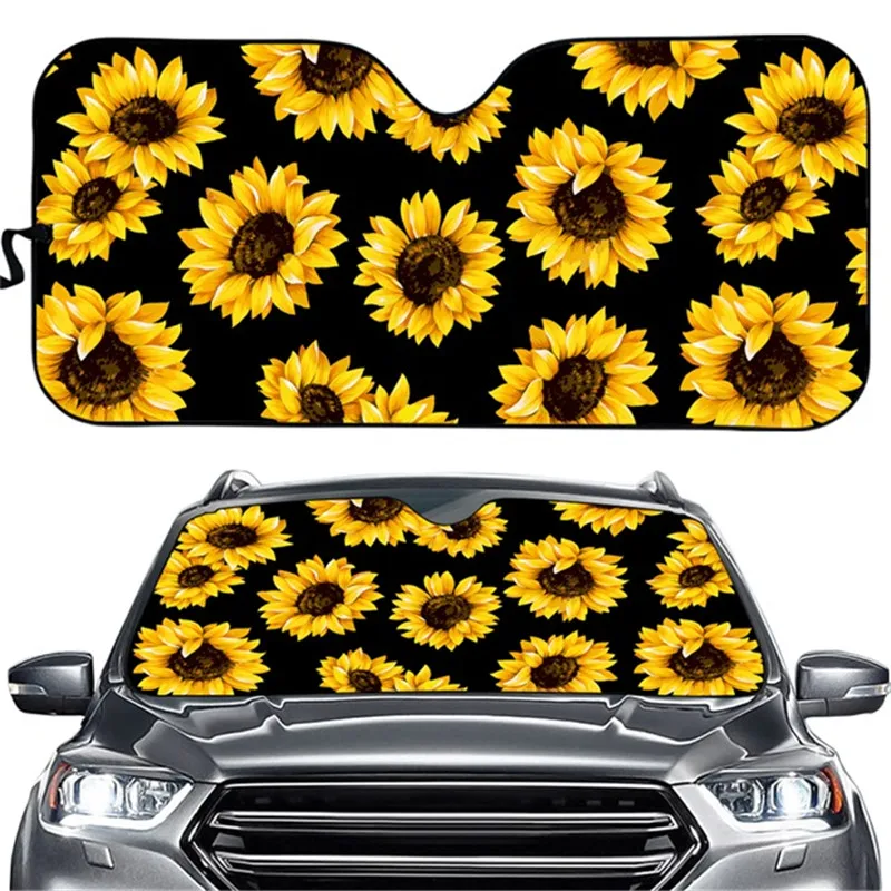 Yellow Sunflower Auto Sun Shade Universal Fit Block Sun Glare/UV /Heat Keep Your Car Cool Blocker Sun Flower Floral Print Cover
Yellow Sunflower Auto Sun Shade Universal Fit Block Sun Glare/UV /Heat Keep Your Car Cool Blocker Sun Flower Floral Print Cover
