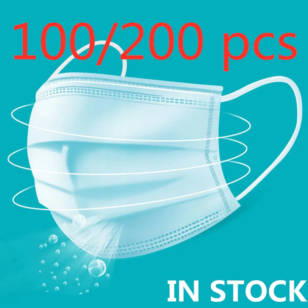 DHL super Fast 100/200 pcs CE Disposable Mask Non-Woven Masks 3-Layer Comfortable Sanitary Mask Anti-dust Mouth Face Mask Blue
DHL super Fast 100/200 pcs CE Disposable Mask Non-Woven Masks 3-Layer Comfortable Sanitary Mask Anti-dust Mouth Face Mask Blue