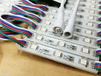 RGB 5050 SMD LED Module Light 12V Tape 60 Pcs X 3 LEDS Store Front Window Sign jk1009
RGB 5050 SMD LED Module Light 12V Tape 60 Pcs X 3 LEDS Store Front Window Sign jk1009