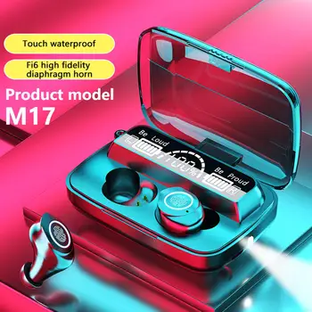 M17 TWS Wireless Bluetooth 5.0 Waterproof Touch Control Active Noise Reduction CVC8.0 Earphones LCD Screen Power Digital Display
M17 TWS Wireless Bluetooth 5.0 Waterproof Touch Control Active Noise Reduction CVC8.0 Earphones LCD Screen Power Digital Display