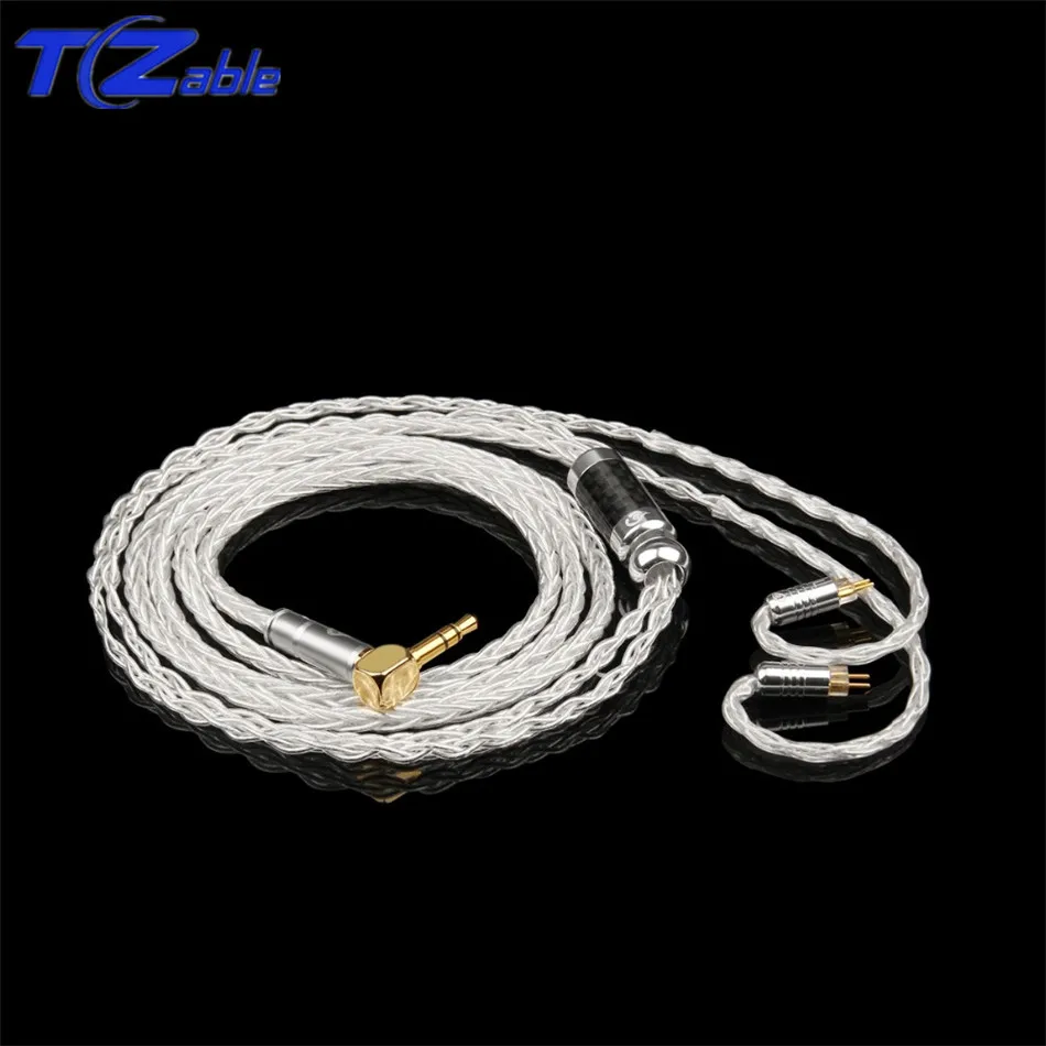 2.5mm 3.5mm Earphone Upgrade Cable DIY 8 Core Silver-Coated Copper Wire For MMCX 0.78mm 2pin Headphone Jack Hifi Audio Adapter
2.5mm 3.5mm Earphone Upgrade Cable DIY 8 Core Silver-Coated Copper Wire For MMCX 0.78mm 2pin Headphone Jack Hifi Audio Adapter