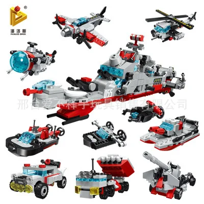 Pan luo si Military Model Sea Multi--Eight in One Assembly Children Early Childhood Educational Building Blocks Toy
Pan luo si Military Model Sea Multi--Eight in One Assembly Children Early Childhood Educational Building Blocks Toy