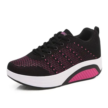 Women Running Platform Body Shaping Shoes Shape Fitness sneaker wedge Swing shoes slimming Female ladies shoes sports
Women Running Platform Body Shaping Shoes Shape Fitness sneaker wedge Swing shoes slimming Female ladies shoes sports