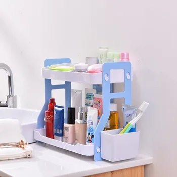 Double-layer Combination Rack Separate Design Heightened Base Tightly Connected Creativity Storage Makeup Sundries Holder Racks
Double-layer Combination Rack Separate Design Heightened Base Tightly Connected Creativity Storage Makeup Sundries Holder Racks