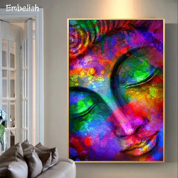 1 Pieces Colorful Buddha Face Statue Modern Home Decor Wall Art Pictures For Living Room Posters HD Print On Canvas Oil Painting
1 Pieces Colorful Buddha Face Statue Modern Home Decor Wall Art Pictures For Living Room Posters HD Print On Canvas Oil Painting