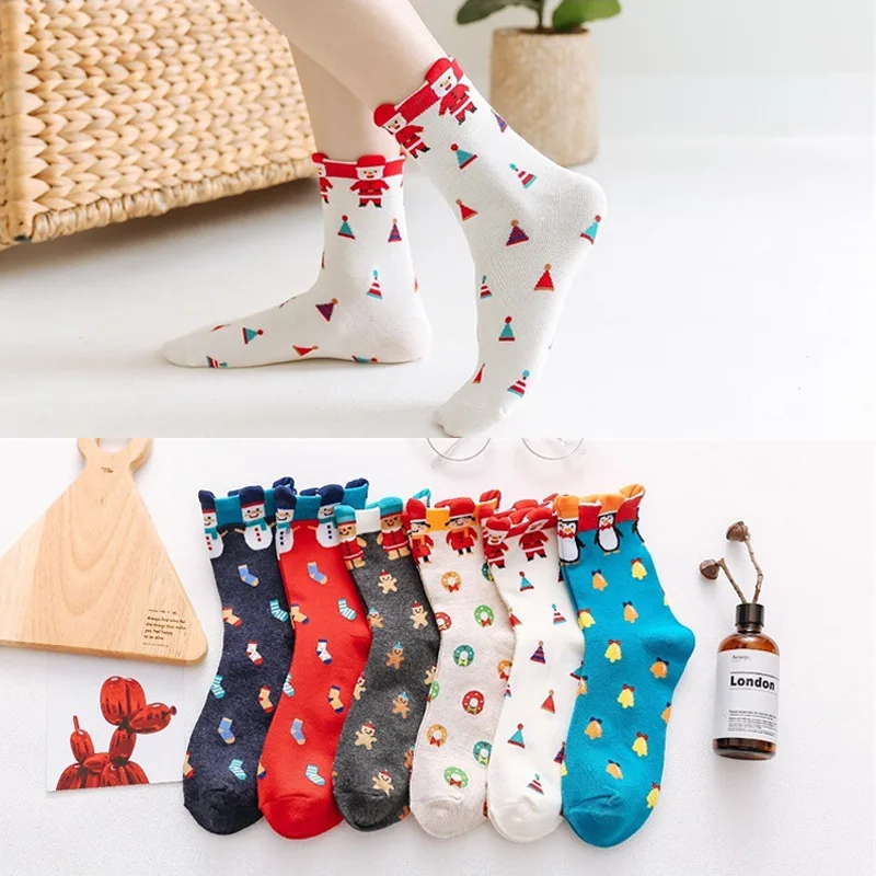 2020 Trend Socks Women's with Pattern Cartoons Snowman Penguin Kawaii Funny Happy Harajuku Cotton Warm Winter Christmas Gifts
2020 Trend Socks Women's with Pattern Cartoons Snowman Penguin Kawaii Funny Happy Harajuku Cotton Warm Winter Christmas Gifts