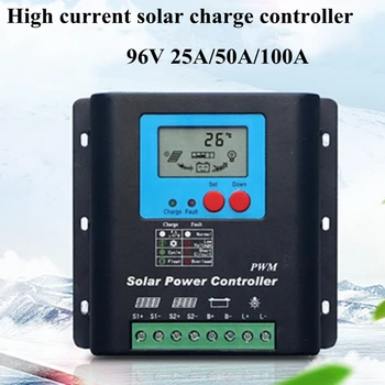 High Power 96V 50A 25A 100A Solar Charge Controller Automatic Photovoltaic Solar Panel Cells Lifepo4 Lithium Lipo AGM GEL 
High Power 96V 50A 25A 100A Solar Charge Controller Automatic Photovoltaic Solar Panel Cells Lifepo4 Lithium Lipo AGM GEL