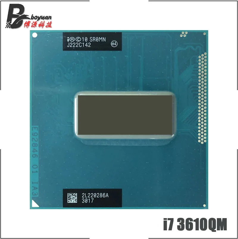 Intel Core i7-3610QM i7 3610QM SR0MN 2.3 GHz Quad-Core Eight-Thread CPU Processor 6M 45W Socket G2 / rPGA988B
Intel Core i7-3610QM i7 3610QM SR0MN 2.3 GHz Quad-Core Eight-Thread CPU Processor 6M 45W Socket G2 / rPGA988B