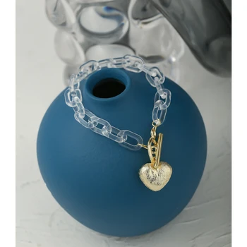 Yhpup Statement Acrylic Resin Pendant Heart Bracelets for Women Stylish Unique Design браслеты Jewelry бижутерия для женщин
Yhpup Statement Acrylic Resin Pendant Heart Bracelets for Women Stylish Unique Design браслеты Jewelry бижутерия для женщин