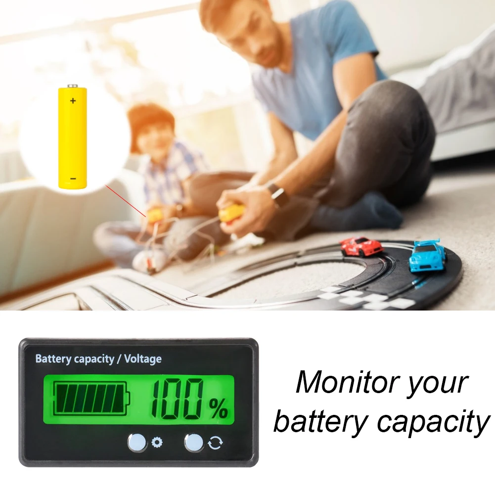 12V-84V LCD Car Lead Acid Lead Lithium Battery Charge Level Capacity Indicator Meter Digital Tester Voltmeter Display
12V-84V LCD Car Lead Acid Lead Lithium Battery Charge Level Capacity Indicator Meter Digital Tester Voltmeter Display