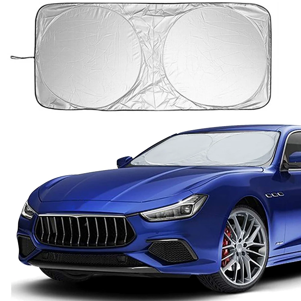 150x70cm Car Windshield Sunshades SUV UV Protection Sun Shade Cover Foldable Windows Visor Block Windscreen Curtain Accessories
150x70cm Car Windshield Sunshades SUV UV Protection Sun Shade Cover Foldable Windows Visor Block Windscreen Curtain Accessories