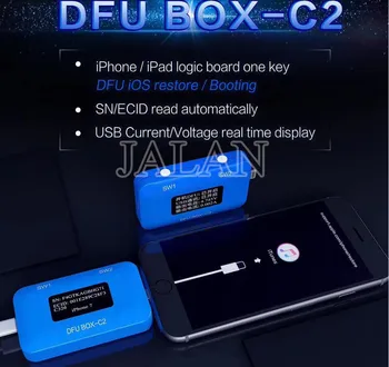 JC DFU BOX-C2 For Restoring Rebooting ISo Instantly SN/ECID/MODEL Information Reading USB Current/voltage Display
JC DFU BOX-C2 For Restoring Rebooting ISo Instantly SN/ECID/MODEL Information Reading USB Current/voltage Display