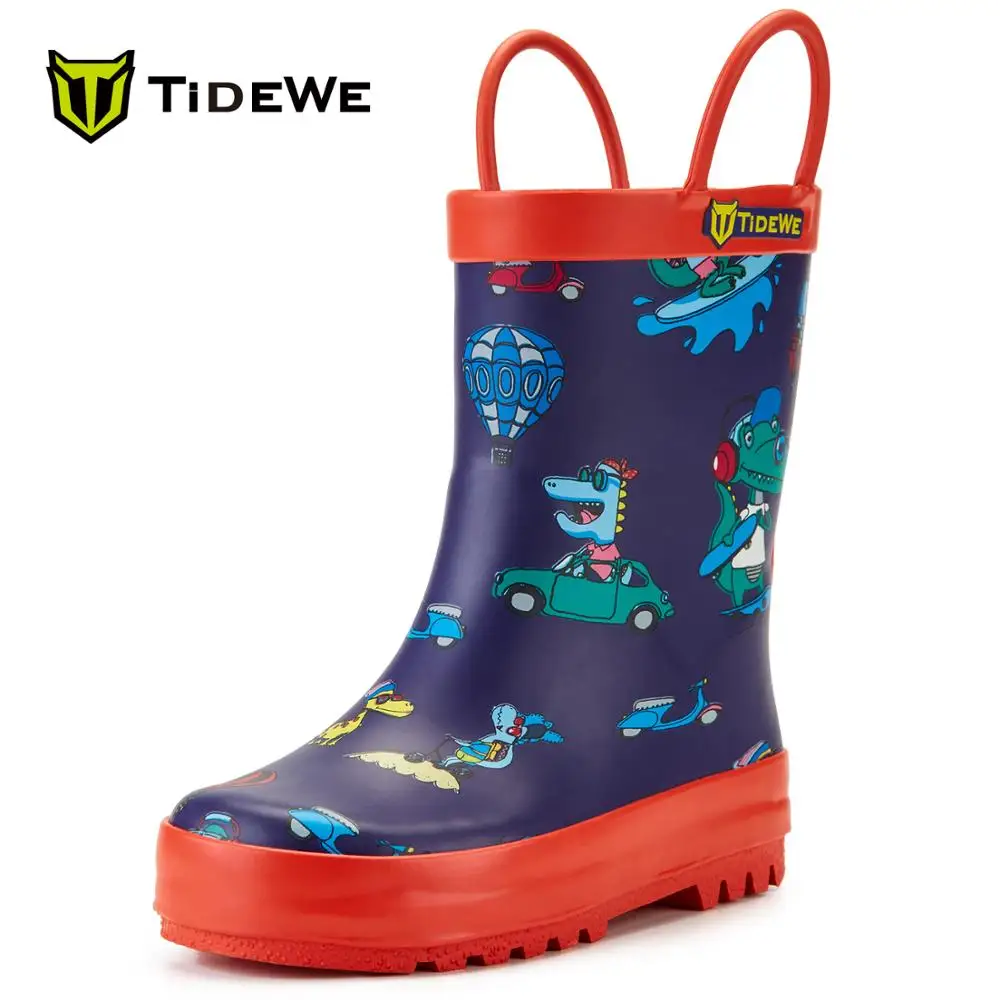 TideWe Kawaii Cute Cartoon Pattern Waterproof Boots Lightweight Rubber Rain Boots with Easy-on Handle for Kids Toddlers Children
TideWe Kawaii Cute Cartoon Pattern Waterproof Boots Lightweight Rubber Rain Boots with Easy-on Handle for Kids Toddlers Children