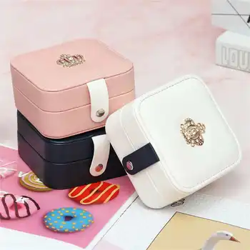 Portable Jewelry Box Storage Organizer Earring Holder Zipper Women Jewelry Display Travel Case 110x110x58mm
Portable Jewelry Box Storage Organizer Earring Holder Zipper Women Jewelry Display Travel Case 110x110x58mm