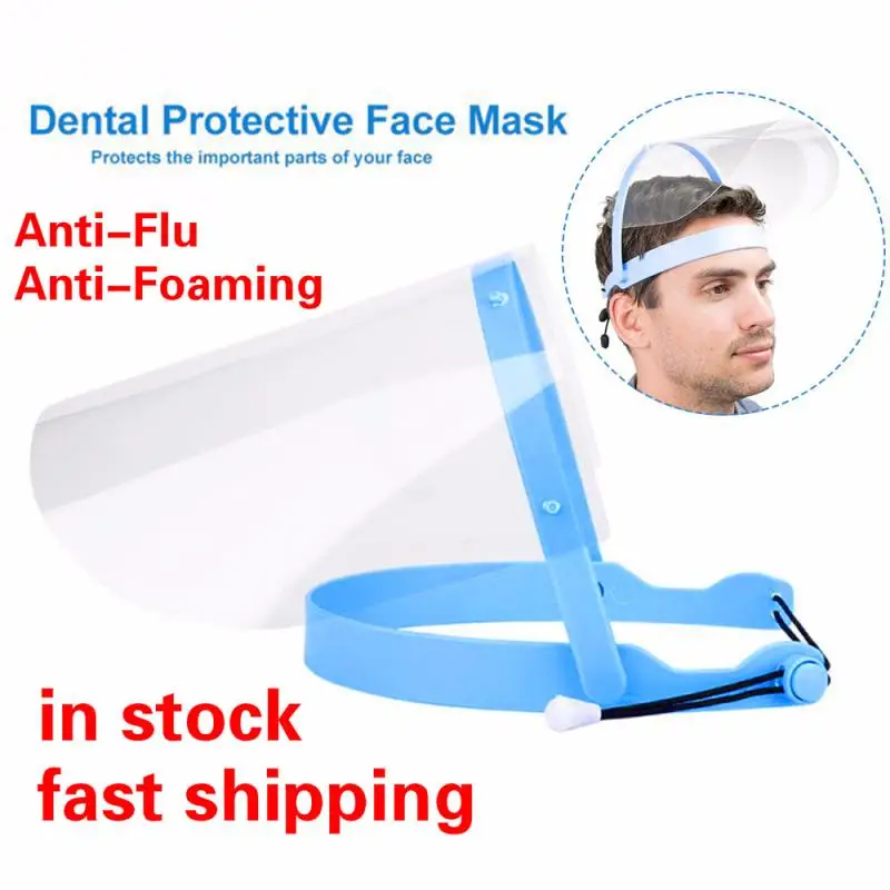 1Pc Anti Saliva Splash-proof Face Shield Dust-proof Mask Head-mounted Transparent Adjustable Protective Mask Full Face Masks
1Pc Anti Saliva Splash-proof Face Shield Dust-proof Mask Head-mounted Transparent Adjustable Protective Mask Full Face Masks