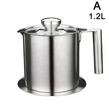1.2l Stainless Steel Oil Strainer Pot Container Jar Storage Can With Filter Cooking Oil Pot Kitchen Utensils New Arrival
1.2l Stainless Steel Oil Strainer Pot Container Jar Storage Can With Filter Cooking Oil Pot Kitchen Utensils New Arrival