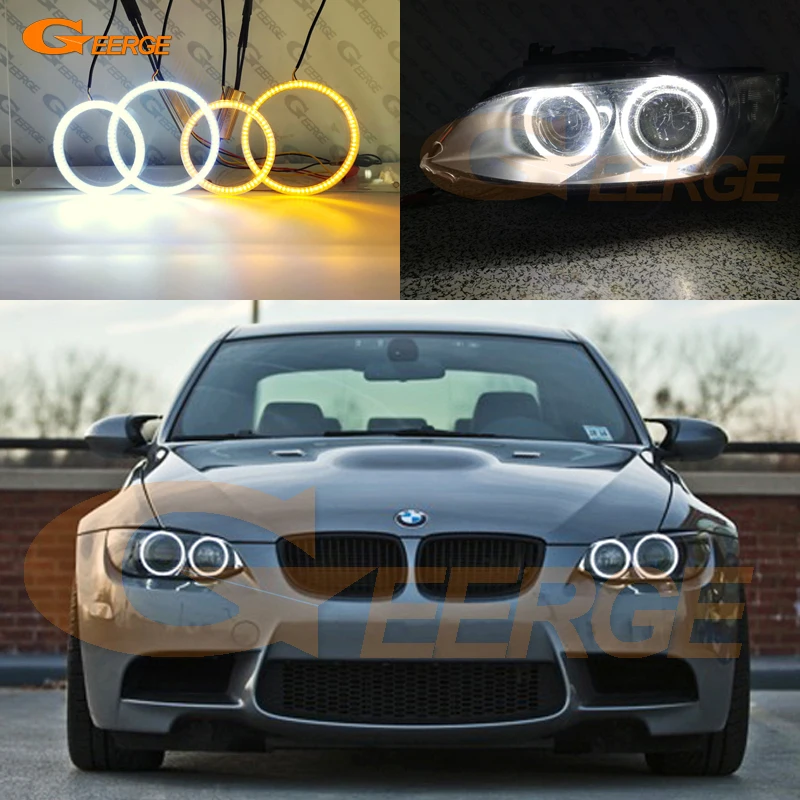 For BMW 3 Series E90 E91 E92 E93 xenon headlight Ultra bright Dual Color Switchback led angel eyes drl turn signal light
For BMW 3 Series E90 E91 E92 E93 xenon headlight Ultra bright Dual Color Switchback led angel eyes drl turn signal light