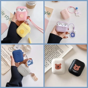 For AirPods Case Cute Cartoon Bear Puppy Pattern Earphone Protective Cover For Apple Airpods 2 ins Style Soft Silicone Case
For AirPods Case Cute Cartoon Bear Puppy Pattern Earphone Protective Cover For Apple Airpods 2 ins Style Soft Silicone Case