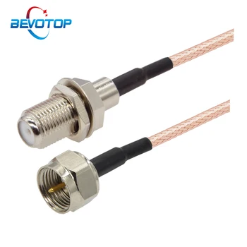 10PCS F Type Male Plug to F Female Bulkhead Jack RF Coaxial Adapter Extension Pigtail RG316 Cable for TV Set-top Box DIY Jumper
10PCS F Type Male Plug to F Female Bulkhead Jack RF Coaxial Adapter Extension Pigtail RG316 Cable for TV Set-top Box DIY Jumper