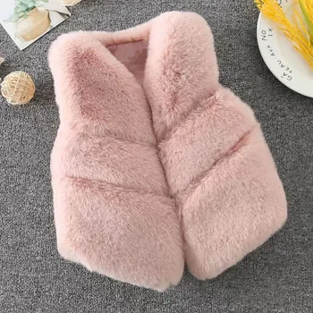 Keelorn Baby Girls Fur Vest Hairball Vest Kids Solid Outwear Vest Waistcoats Girls Spring Winter Fashion Vests Children Clothes 
Keelorn Baby Girls Fur Vest Hairball Vest Kids Solid Outwear Vest Waistcoats Girls Spring Winter Fashion Vests Children Clothes