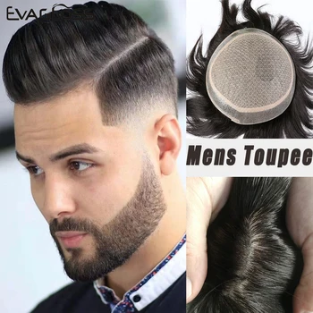 EVAGLOSS Men's Wig Silk Base With Swiss Lace In Front Natural Scalp Mens Toupee Pure Handmade For Hair Systems Repalcment
EVAGLOSS Men's Wig Silk Base With Swiss Lace In Front Natural Scalp Mens Toupee Pure Handmade For Hair Systems Repalcment