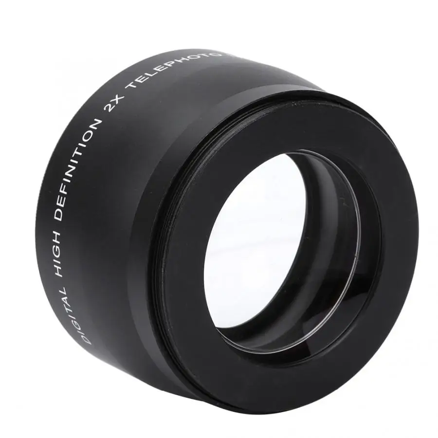 58MM 2X Magnification Universal Teleconverter Telephoto Lens for Cameras Accessory Camera Telephoto Lens
58MM 2X Magnification Universal Teleconverter Telephoto Lens for Cameras Accessory Camera Telephoto Lens