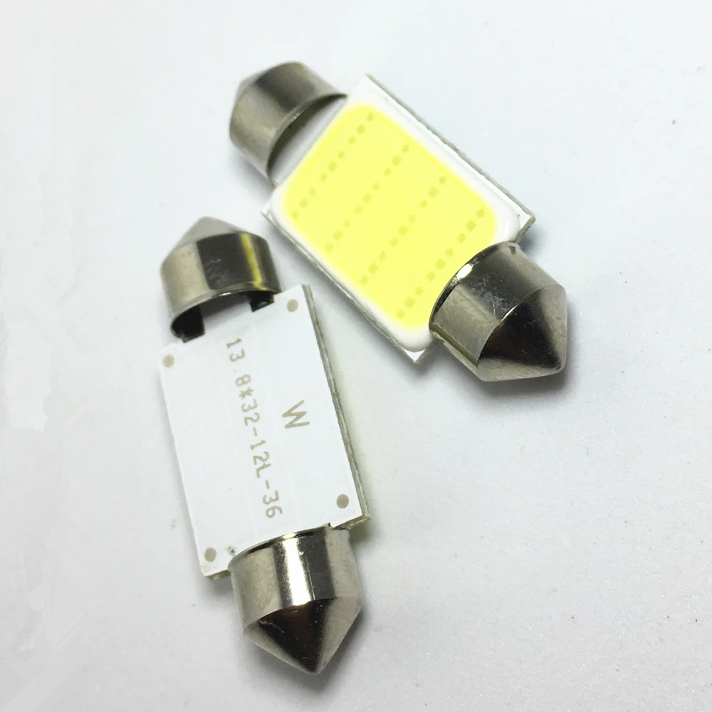 4pcs 31mm 36mm 39mm 41mm C5W Festoon LED Auto Interior Dome Light Lamps White COB 12 Chips SMD Bulbs Car Festoon Light 12V
4pcs 31mm 36mm 39mm 41mm C5W Festoon LED Auto Interior Dome Light Lamps White COB 12 Chips SMD Bulbs Car Festoon Light 12V