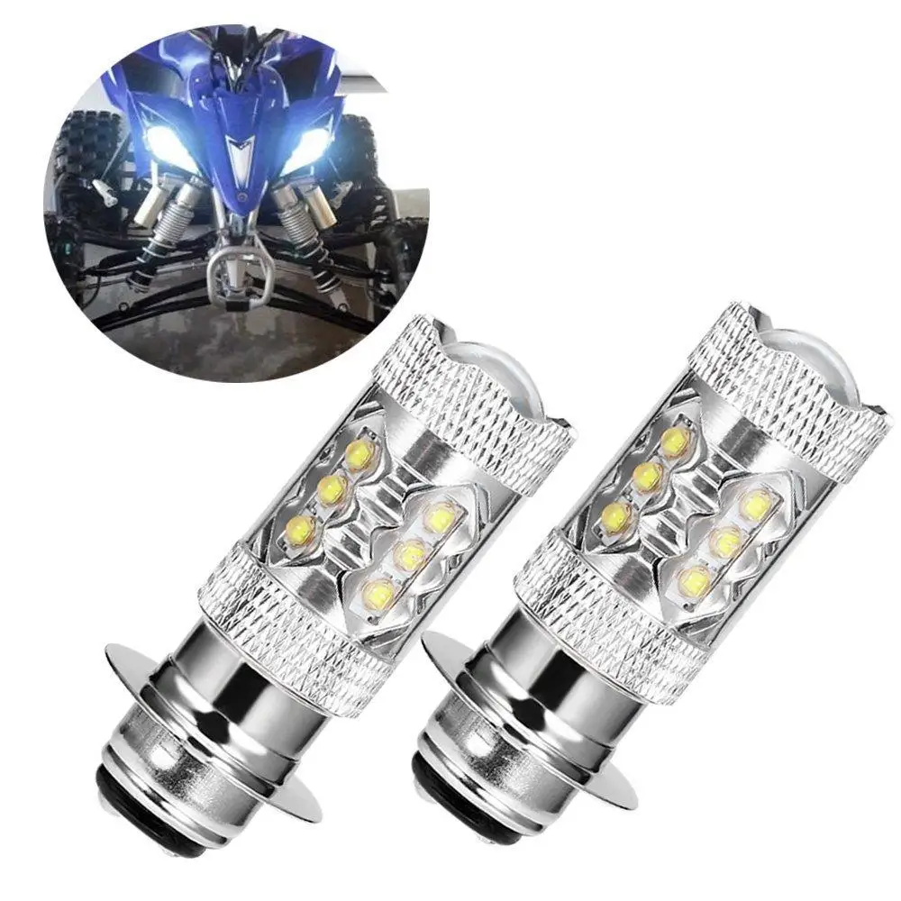 2X H6 H6M P15D 20LED 100W Moto Motorcycle LED Daytime Runnin Headlight Headlamp Bulb Motorbike ATV Head Lamp Light Bulbs White
2X H6 H6M P15D 20LED 100W Moto Motorcycle LED Daytime Runnin Headlight Headlamp Bulb Motorbike ATV Head Lamp Light Bulbs White