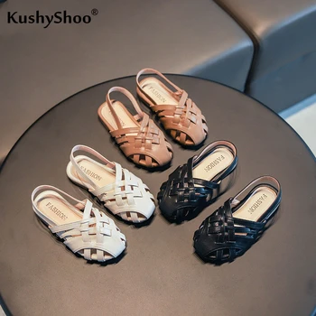KushyShoo Girls Sandals 2020 Summer New Fashion Weaving Soft PU Princess Shoes Children Casual Shoes Toddler Girl Sandals 
KushyShoo Girls Sandals 2020 Summer New Fashion Weaving Soft PU Princess Shoes Children Casual Shoes Toddler Girl Sandals