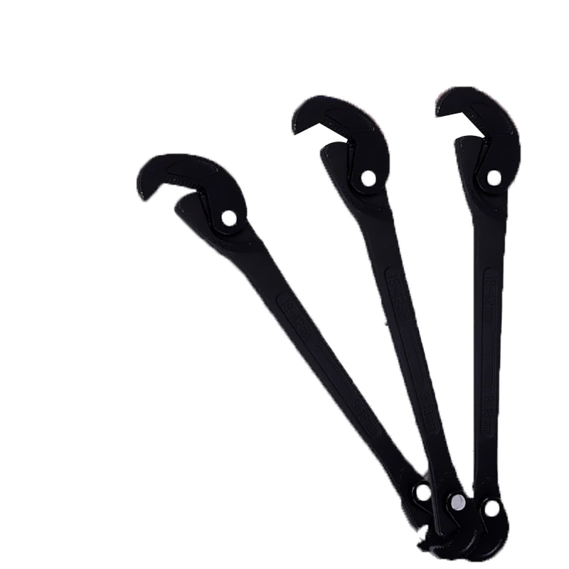 Universal Wrench Multi-Function Double Head Manual Fast Large Opening Ratchet Wrench With Spring Universal Pipe Wrench Tool
Universal Wrench Multi-Function Double Head Manual Fast Large Opening Ratchet Wrench With Spring Universal Pipe Wrench Tool