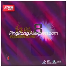 Rubber Ping-Pong-Sponge Table-Tennis DHS Pips-In 8 Original