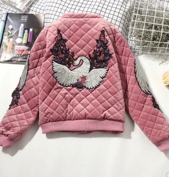 Golden Velvet Coats And Jackets Women Embroidered Womens Jacket And Coat Thick Winter Outerwear Windbreaker Woman Clothes
Golden Velvet Coats And Jackets Women Embroidered Womens Jacket And Coat Thick Winter Outerwear Windbreaker Woman Clothes