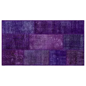 Handmade Purple Vintage Overdyed Patchwork Area Rug 080x150 Cm-2'7''X4'11''
Handmade Purple Vintage Overdyed Patchwork Area Rug 080x150 Cm-2'7''X4'11''