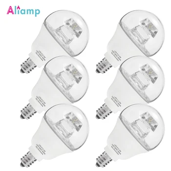 E12 LED Candle Bulb 40W Equivalent Globe G14 Daylight 5000K Night Light 5W Home Lighting for Ceiling Kitchen Chandelier 6Pack
E12 LED Candle Bulb 40W Equivalent Globe G14 Daylight 5000K Night Light 5W Home Lighting for Ceiling Kitchen Chandelier 6Pack