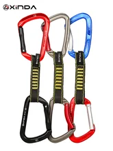 XINDA Rock Climbing Quickdraw Sling Professional Safety Lock Extenders Carabiner Mountaineer Outdoor Protect Kits
XINDA Rock Climbing Quickdraw Sling Professional Safety Lock Extenders Carabiner Mountaineer Outdoor Protect Kits