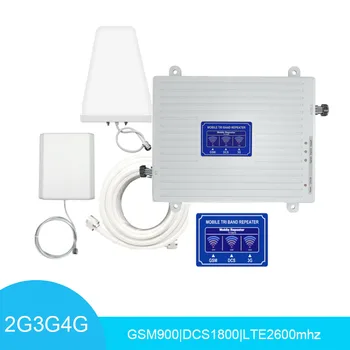 LCD display Cellular Signal Amplifier Tri band GSM/DCS/2600LTE signal Repeater 70dB Cell phone signal Booster Panel+LDPA Antenna
LCD display Cellular Signal Amplifier Tri band GSM/DCS/2600LTE signal Repeater 70dB Cell phone signal Booster Panel+LDPA Antenna