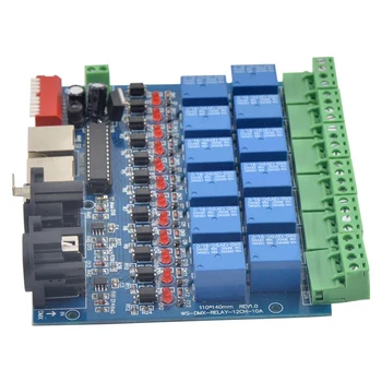 LED Full Color Light with 12 Channel Controller DMX512 Decoder 12 Relays Decoder KQS8
LED Full Color Light with 12 Channel Controller DMX512 Decoder 12 Relays Decoder KQS8