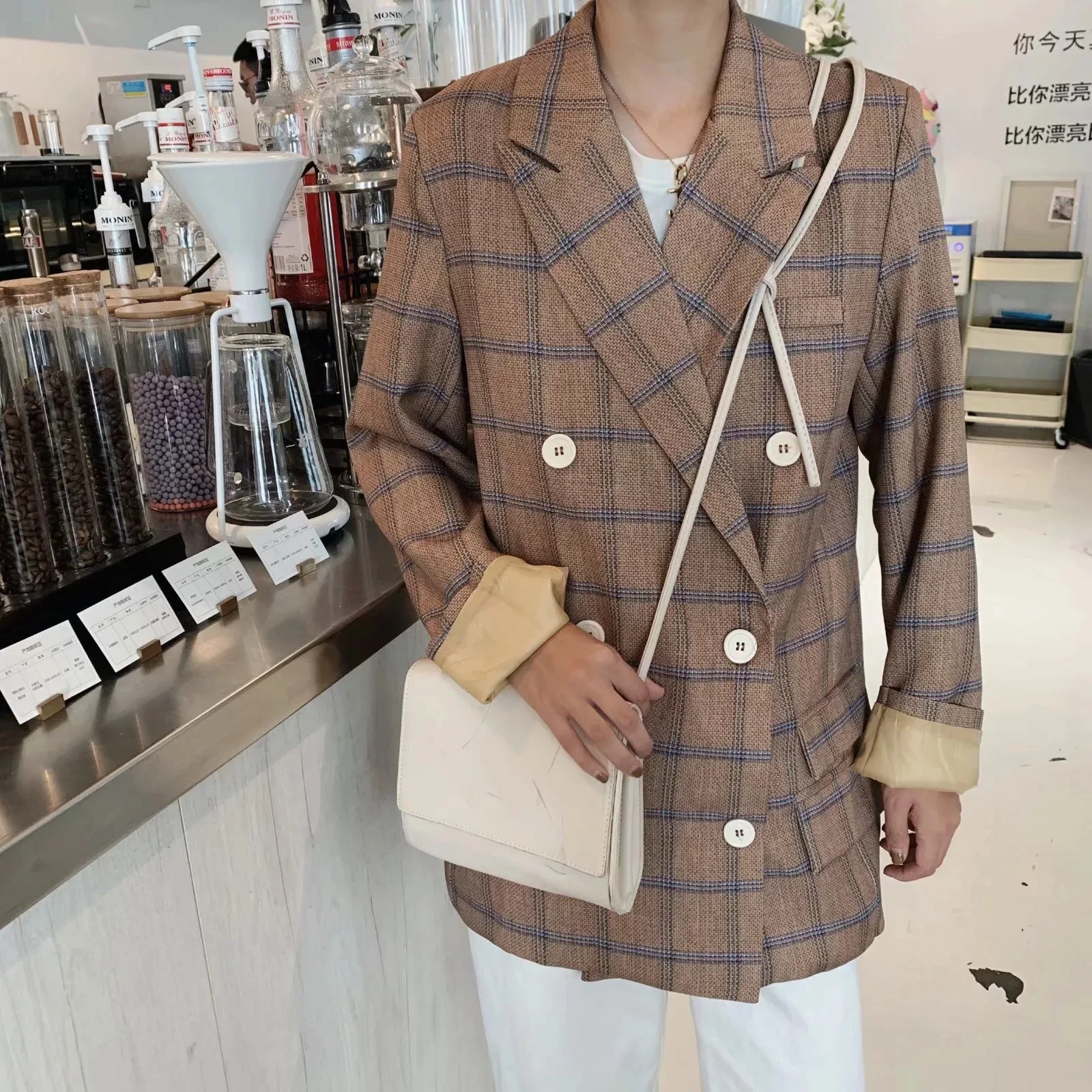 2019 New Products INS Europe And America WOMEN'S Dress Commuting Contrast Color Pattern Double Breasted Suit Jacket
2019 New Products INS Europe And America WOMEN'S Dress Commuting Contrast Color Pattern Double Breasted Suit Jacket