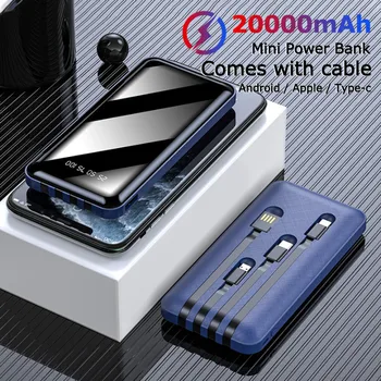 10000/20000mAh Power Bank With Charging Cable Fast Phone Charger External Mobile Battery Mini Portable Quick Powerbank Poverbank
10000/20000mAh Power Bank With Charging Cable Fast Phone Charger External Mobile Battery Mini Portable Quick Powerbank Poverbank