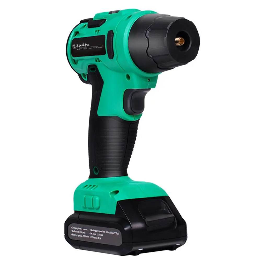 Suitu Inflator Pump Air Pump High-pressure Hand-held Digital Display Wireless Inflator Portable Tire Inflator
Suitu Inflator Pump Air Pump High-pressure Hand-held Digital Display Wireless Inflator Portable Tire Inflator