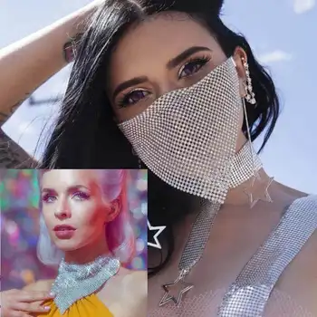 2020 fashion luxury crystal mask European and American luxury trend jewelry mask women party accessories gifts
2020 fashion luxury crystal mask European and American luxury trend jewelry mask women party accessories gifts