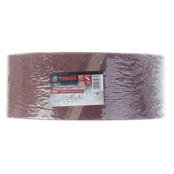 TUNDRA endless abrasive tape, on a fabric basis, 100 x 610 mm, P60, 10 pcs. 1875477