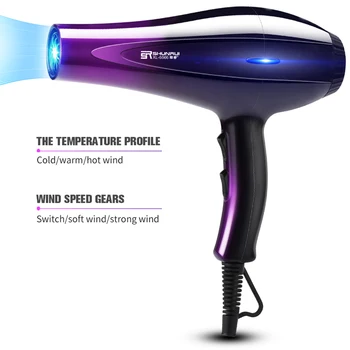 Home Hair Dryers 2000W Professional Salon Hair Dryer 3 In 1 Hot Cold Wind Negative Ionic Hair Blow Dryer Strong Wind Hot Dryer
Home Hair Dryers 2000W Professional Salon Hair Dryer 3 In 1 Hot Cold Wind Negative Ionic Hair Blow Dryer Strong Wind Hot Dryer
