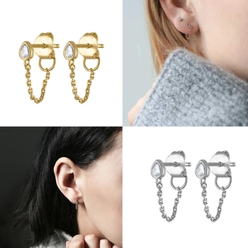 stud earring 925 Sterling Silver Chain Tassel stud Earrings for Women Wedding Gifts Sterling-silver-jewelry A30
stud earring 925 Sterling Silver Chain Tassel stud Earrings for Women Wedding Gifts Sterling-silver-jewelry A30