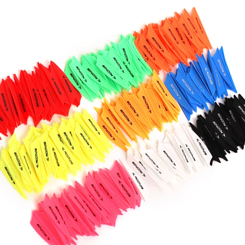 50 pcs 1.89 Inch Air Groove Feather Rubber Vanes Used For Bow And Arrow Shooting Accessories
50 pcs 1.89 Inch Air Groove Feather Rubber Vanes Used For Bow And Arrow Shooting Accessories