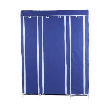 Three Doors Foldable Multiple Canvas Wardrobe Hanging Rail Home Closet Simple Folding Coat Dress Clothes Storage NEW
Three Doors Foldable Multiple Canvas Wardrobe Hanging Rail Home Closet Simple Folding Coat Dress Clothes Storage NEW