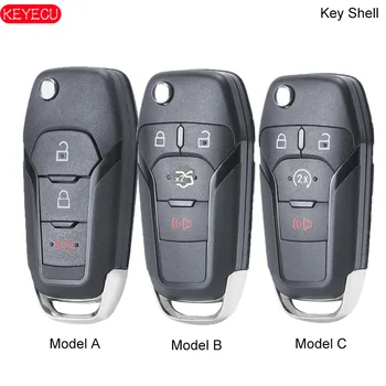 KEYECU Flip Remote Car Key Shell Case for Ford Fusion Edge Explorer 2013-2015 FCC ID: N5F-A08TAA (Shell Only)
KEYECU Flip Remote Car Key Shell Case for Ford Fusion Edge Explorer 2013-2015 FCC ID: N5F-A08TAA (Shell Only)