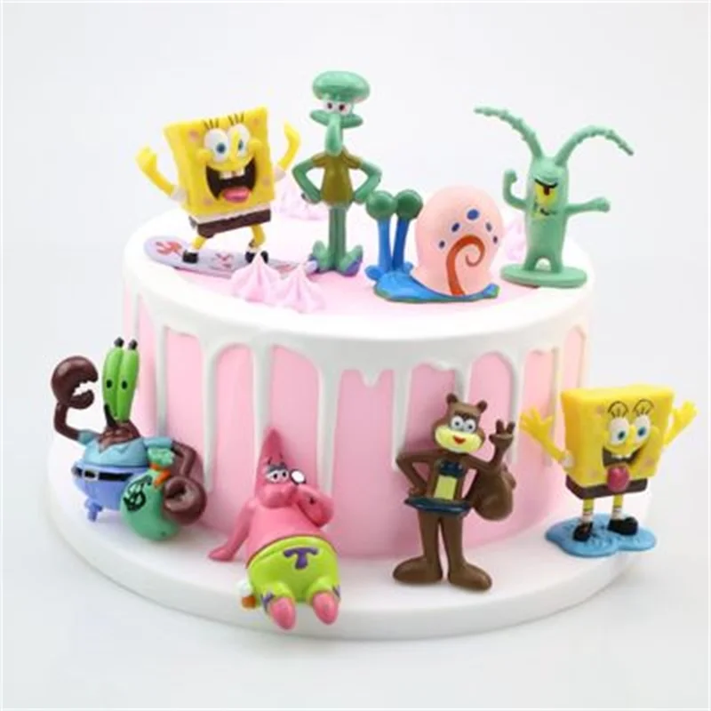 8Pcs Anime Sponge Bob Kawaii Patrick Star Squidward Model Cosplay Pvc Action Figure Toy Doll Cartoon Kid Cake Decoration Gift
8Pcs Anime Sponge Bob Kawaii Patrick Star Squidward Model Cosplay Pvc Action Figure Toy Doll Cartoon Kid Cake Decoration Gift